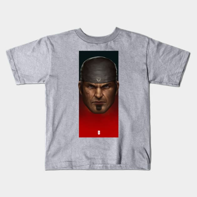 Marcus Fenix Kids T-Shirt by THEGAMEWORLD